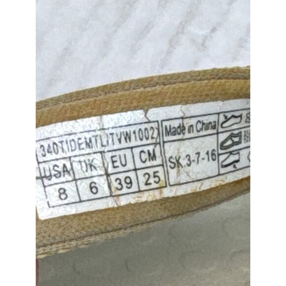 Vionic Women’s Tide II Orthotic Sandal Flip Flop Thong Beige Gold Accent Size 8 - Picture 4 of 5